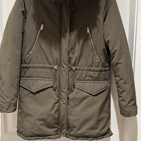 NEW Dex winter coat jacket parka dur lined pink faux fur - Picture 3 of 11